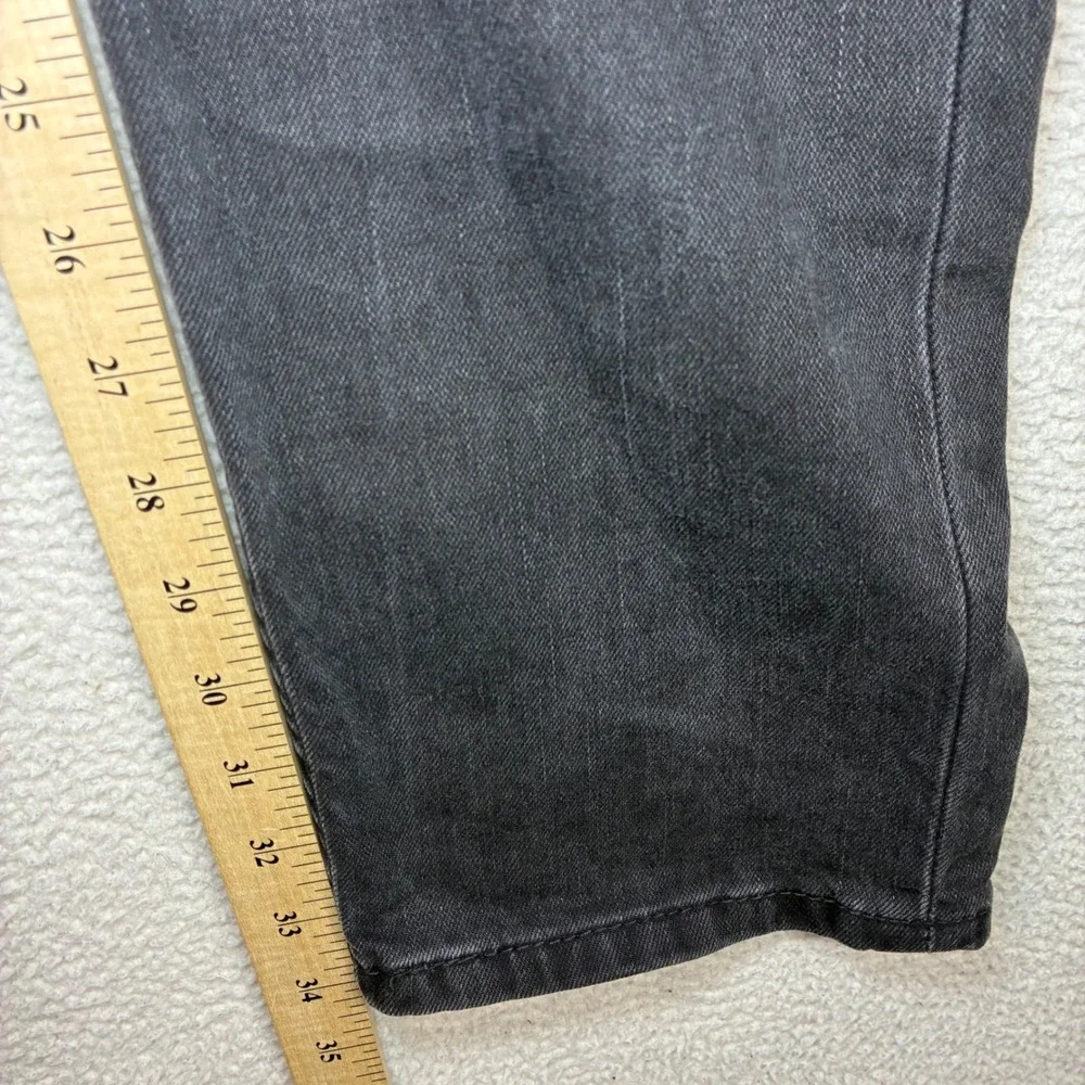 Levis 522 Slim Taper Jeans Men 34x34 Black Stretch Denim Casual Discontinued